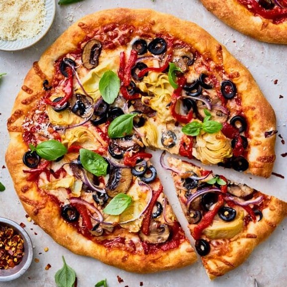 پیتزا سبزیجات